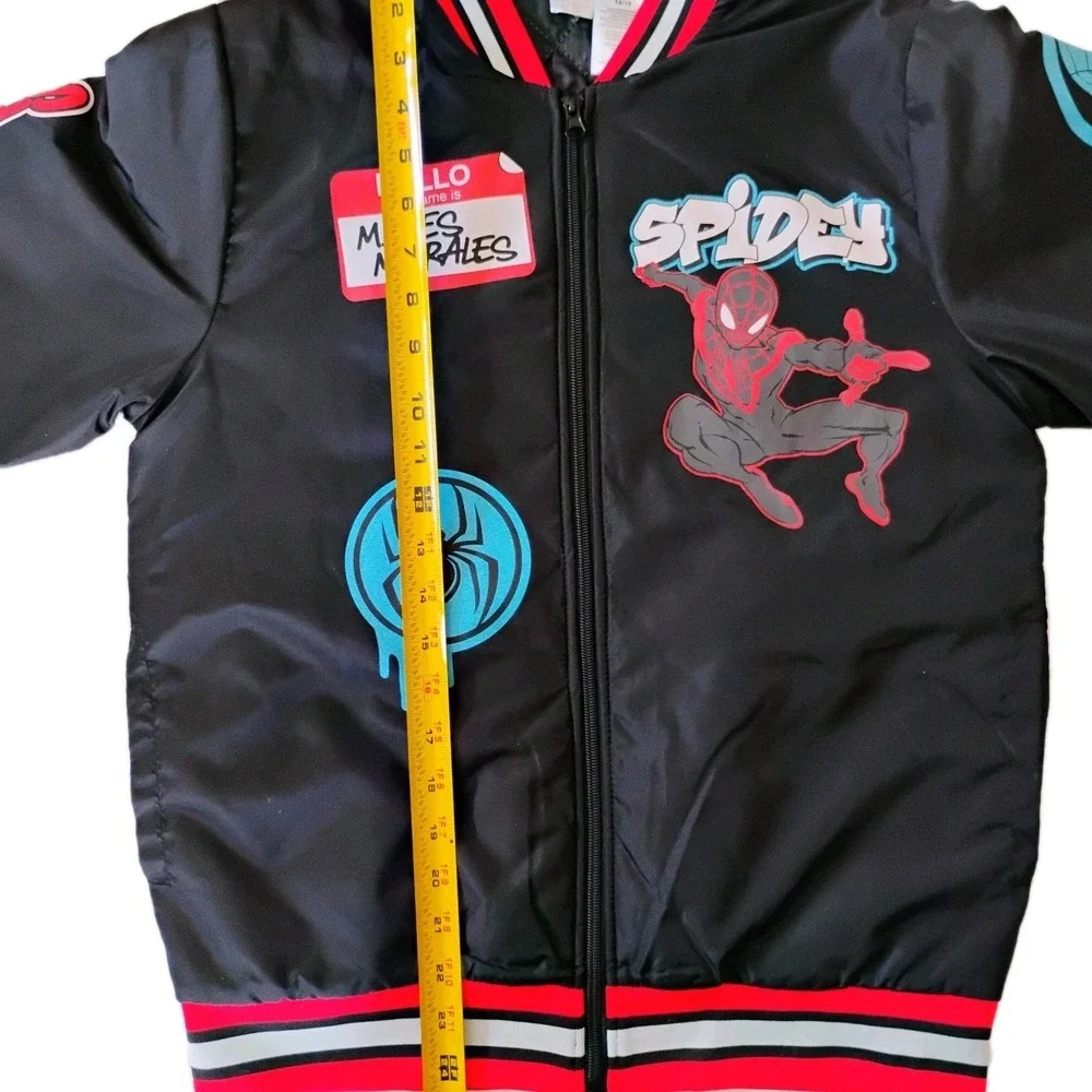 Marvel Spider-Man Miles Morales Boys Disney Marvel  Varsity Jacket – Size 14/16